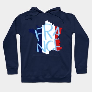 France country typography Hoodie